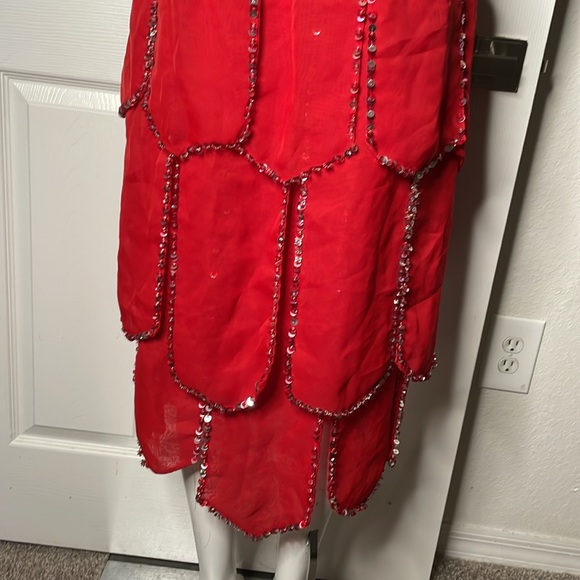 Vintage Sequin beaded fringe Skirt - Picture 10 of 12